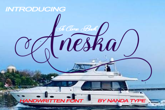 Aneska Font: Vintage Script for Makers