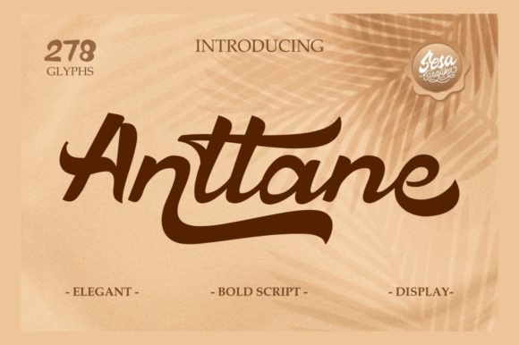 Anttane: The Retro Script Font That Elevates Brand Identity