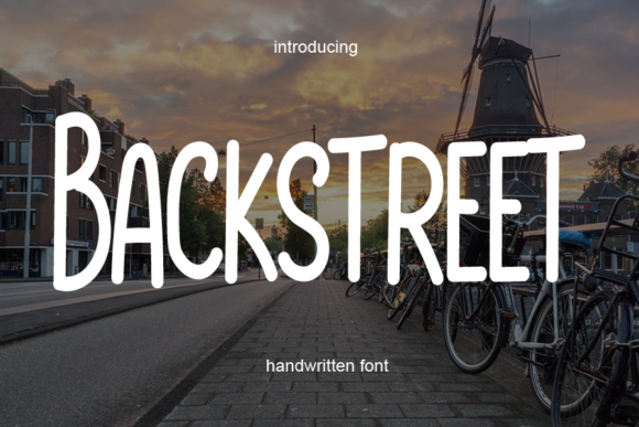 Backstreet Font: A Handwritten Typeface for Modern Editors