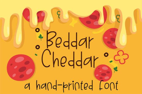 Beddar Cheddar: A Whimsical Typeface for Web Design