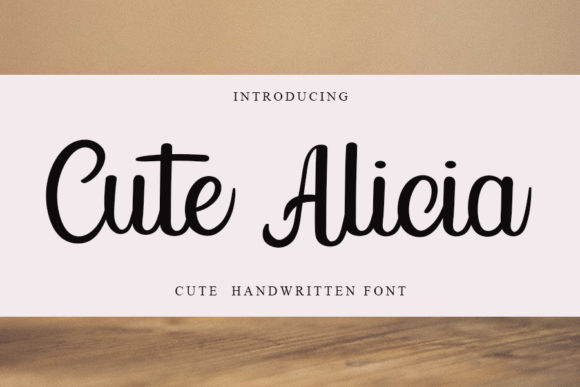 Cute Alicia Font: Elevate Your Brand Identity