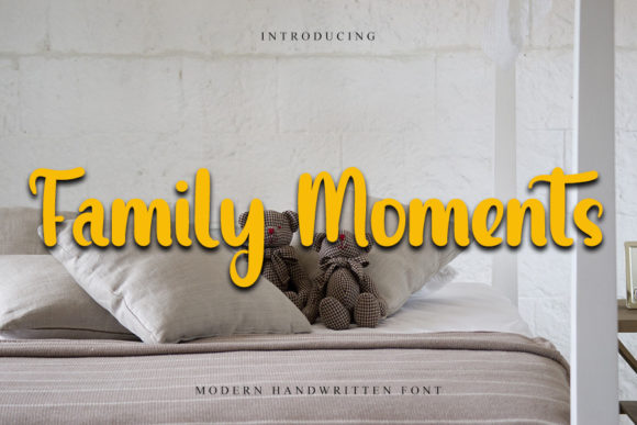 Family Moments: A Handwritten Font for Authentic Branding