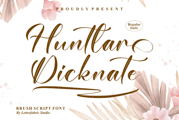 Huntlar Dicknate: A Script Font for Branding