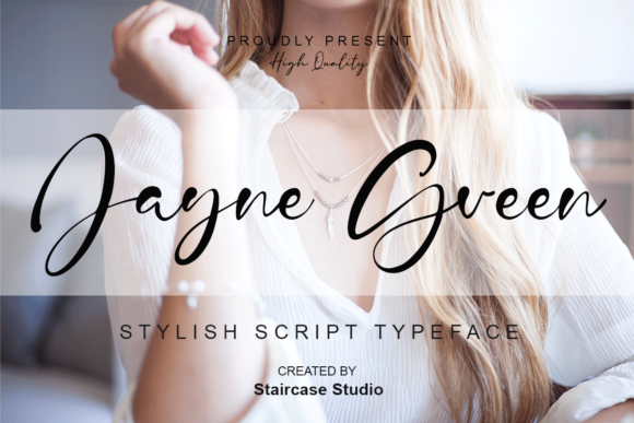 Jayne Green: A Stylish Script Font for Branding