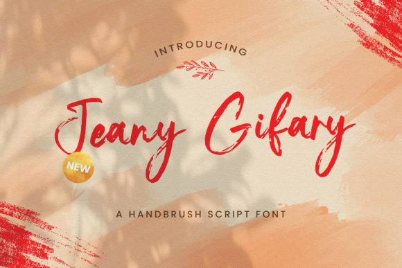 Jeany Gifary: A Handwritten Typeface for Editorial Calm