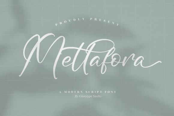 Mettafora: A Script Font for Modern Campaigns