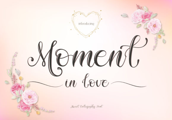 Moment in Love: A Sweet Handwritten Font for Branding