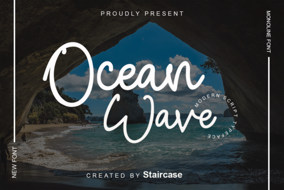 Ocean Wave Font Review: A Chic Script for Branding