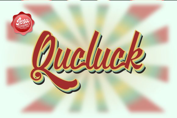 Qucluck: A Script Font for Authentic Branding