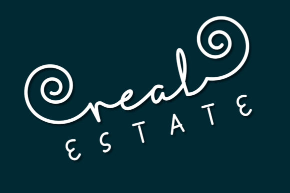 Real Estate Font Review: A Script Typeface for Campaigns