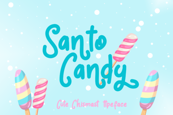 Santo Candy: A Script Font for Editorial Charm