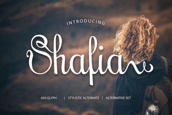 Shafia: The Script Font for Scroll-Stopping Content