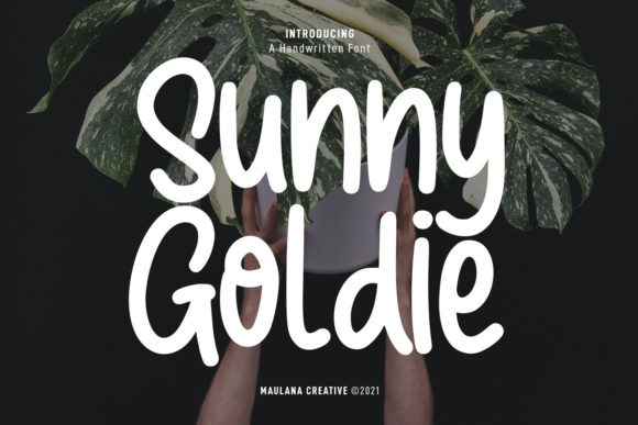 Sunny Goldie: A Handwritten Font for Editorial Warmth