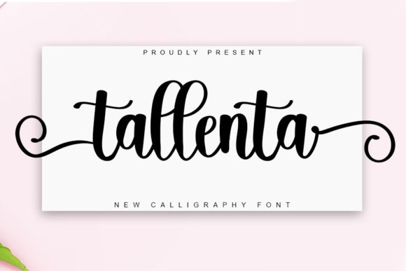 Tallenta: A Refined Script Font for Editorial Design