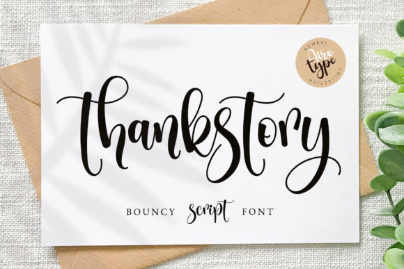 Thankstory Font Review for Campaign Designers